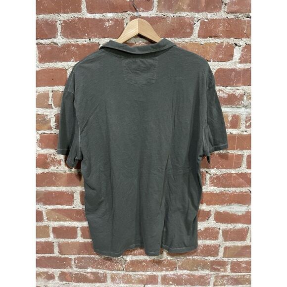 John Varvatos Polo Shirt Mens XL Extra Large Gray Short Sleeve Collar Preppy - Picture 3 of 3